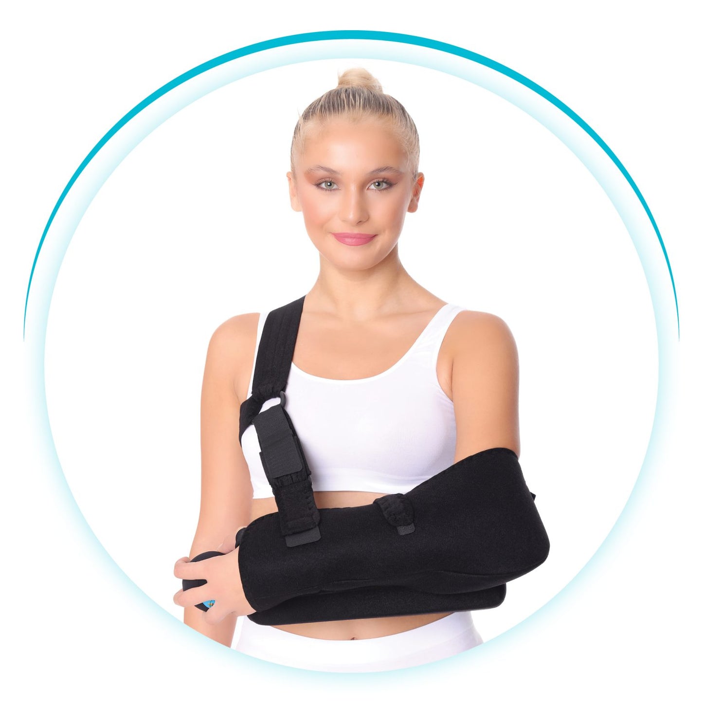 Un coussin d'abduction de 30 degrés