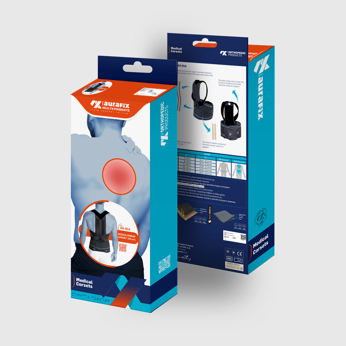 ceinture dorsolombaire 26cm gilet