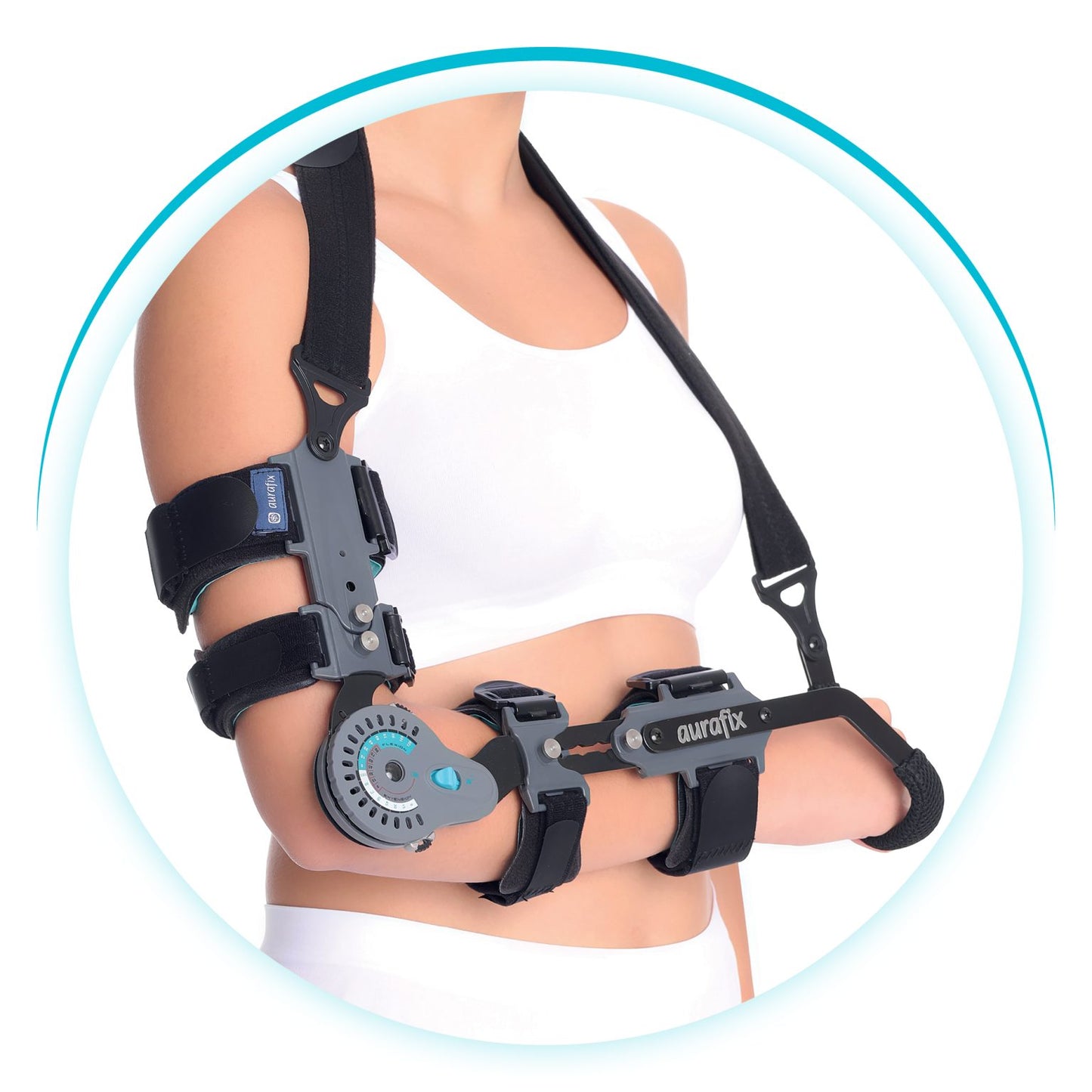 attelle de coude R.O.M. (Range of Motion)