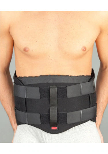 Une ceinture LSO (orthèse lombo-sacrée)