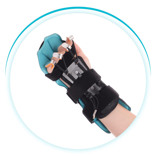 attelle de Kleinert pour lesion fléchisseur